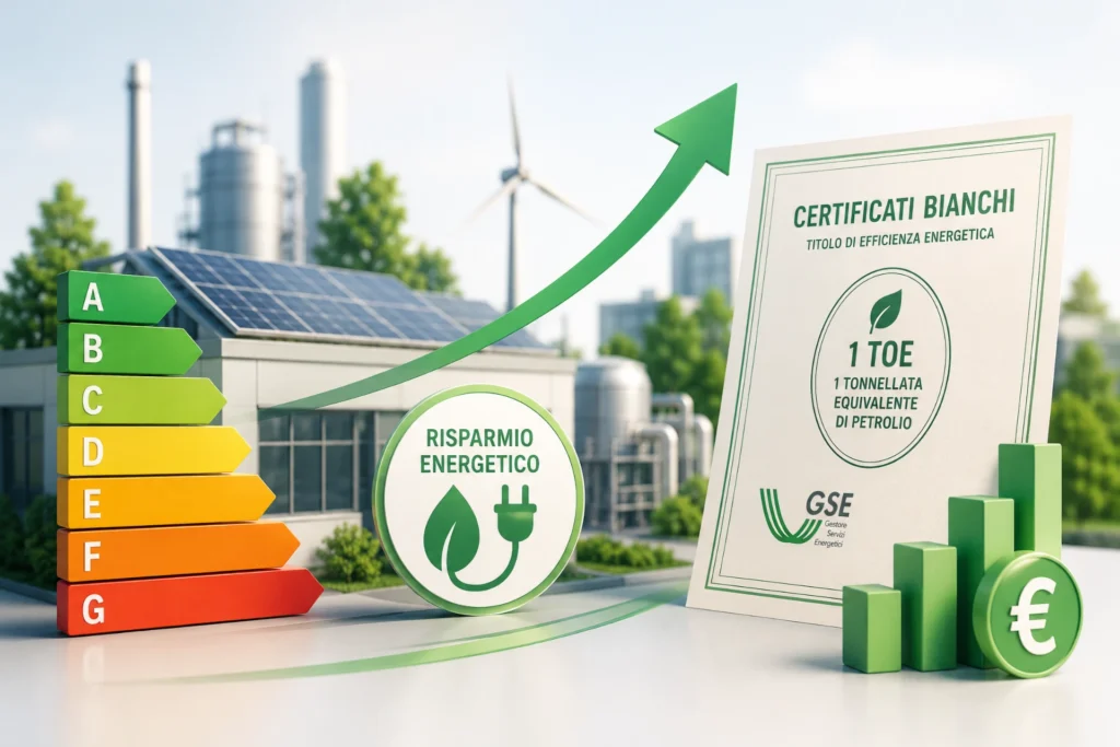 Efficientamento energetico - Certificati bianchi di Molinaro srl